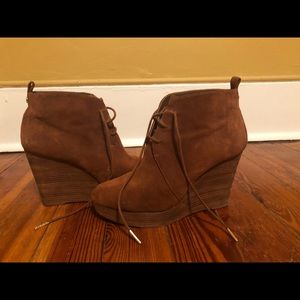 Michael Kors wedge booties